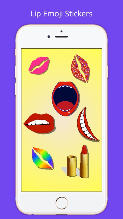 Lip Emoji Stickers