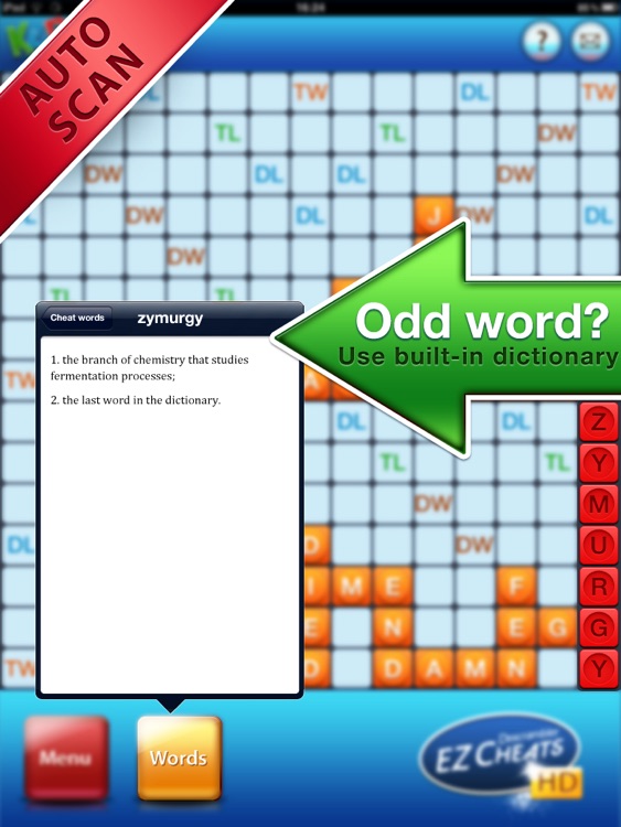 EZ Cheats for Scrabble® and Words with Friends HD screenshot-3