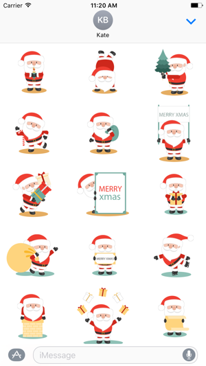 Happy Santa Claus for Christmas - Fx Sticker(圖2)-速報App