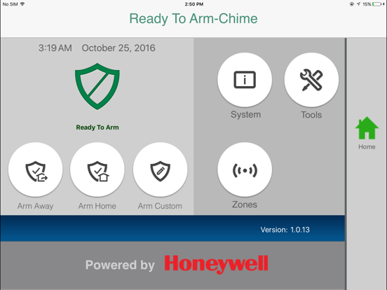 MyHome Gateway iPad app afbeelding 2