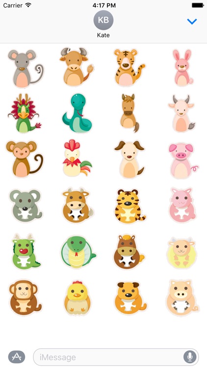 Chinese Zodiac Stickers