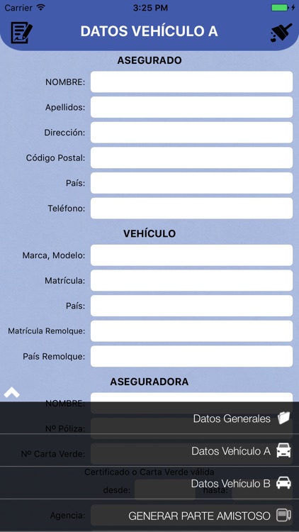 Parte Amistoso de Accidentes screenshot-3