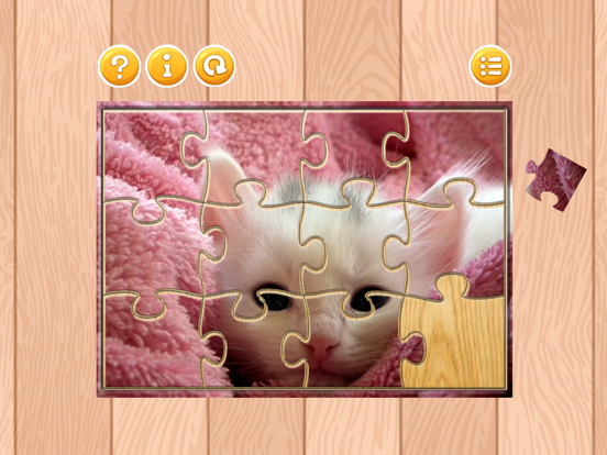 プッシーキャットジグソーパズル子供のための無料キティゲームのおすすめ画像4