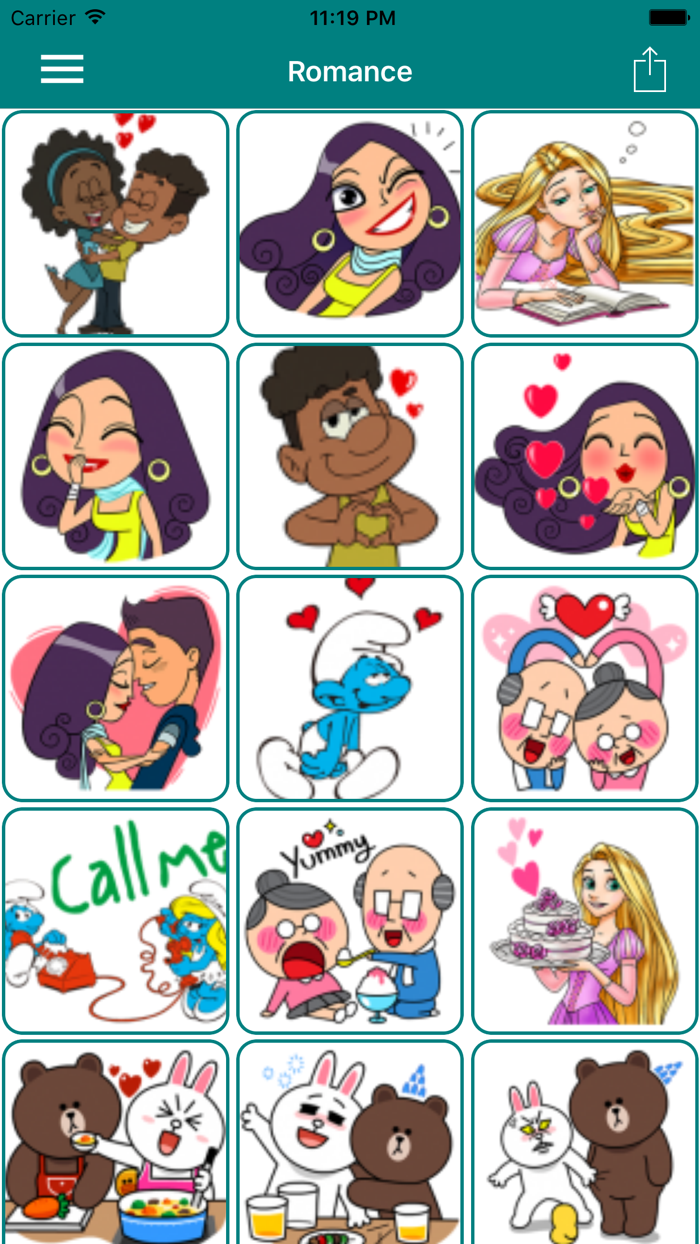 Emoticon Stickers - Cool Romance Emojis for chat