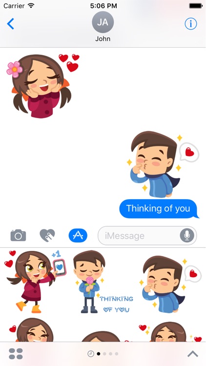 Lovers Emoji Stickers - for iMessage