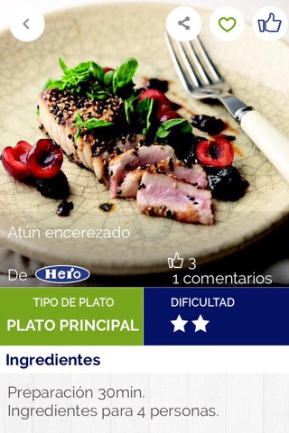 Recetas Hero screenshot 2