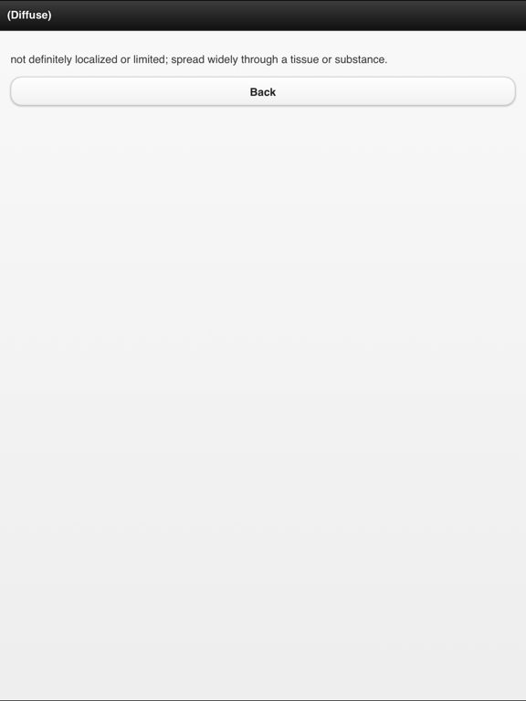 Pathology Dictionary Offline Free iPad screenshot