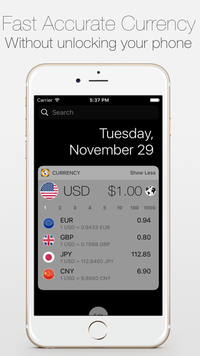 Currency Today - Global Currency Convertor Widgetのおすすめ画像1