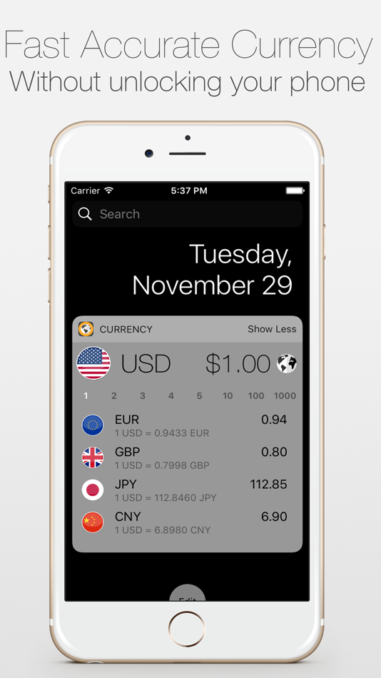 Currency Today - Global Currency Convertor Widget - 2.01 - (iOS)