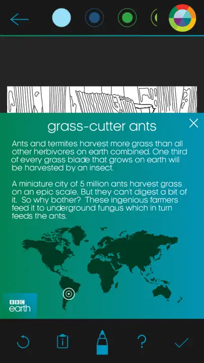 BBC Earth Colouring iPhone Screenshot 5