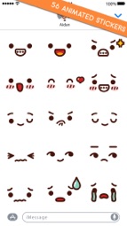 Doodle Faces - Animated Stickers Captura de tela 2