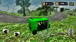 extreme off road auto rickshaw driving-simulation iphone screenshot 3