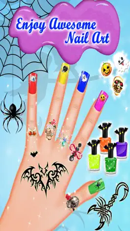 Game screenshot Halloween Monster Nail Salon for Girls and Kids apk
