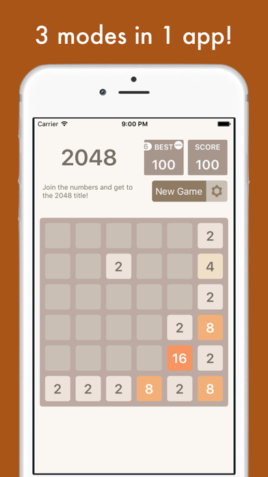 2048 Multi - 8x8, 6x6, 4x4 tiles in one app! screenshot 4