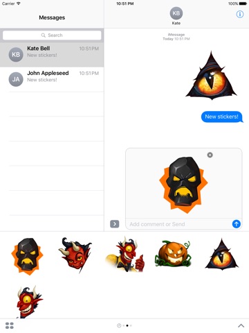 Doodle Devil Stickers Pack screenshot 2