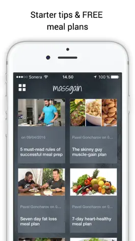 Game screenshot Mass Gain Guide: starter tips & meal plans mod apk