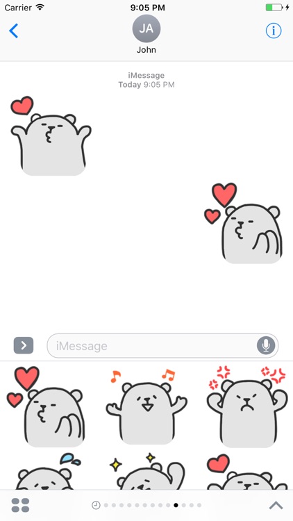 Gummy Bear Stickers Pack for iMessage