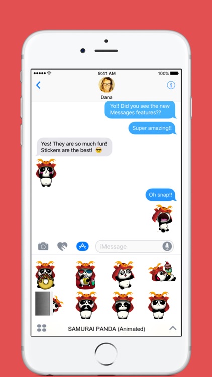 SAMURAI PANDA (Animated) stickers by CandyA$$