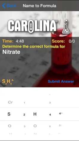 Game screenshot Chemistry Formula Practice hack