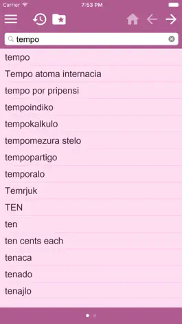 Game screenshot English Esperanto Dictionary hack