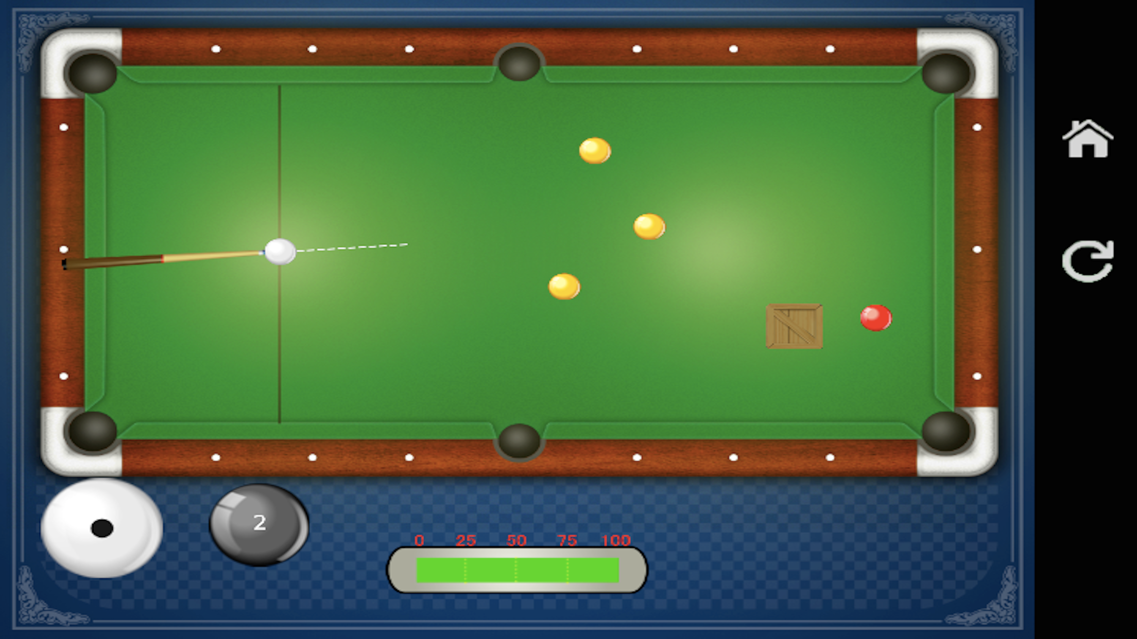 Obstacle Ball pool