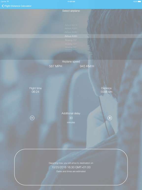 Screenshot #5 pour Calculateur Distance de Vol et Estimateur de Temps