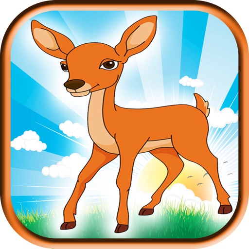 Coloring Children and adults Deer Santa Icon