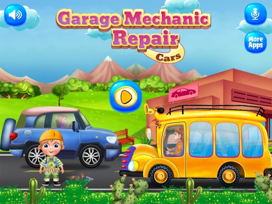 Garage Mechanic Repair Cars iPad screenshot