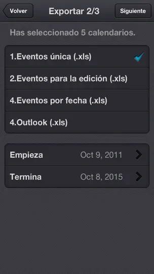 Captura de pantalla de XCalendar Lite en iPhone 2