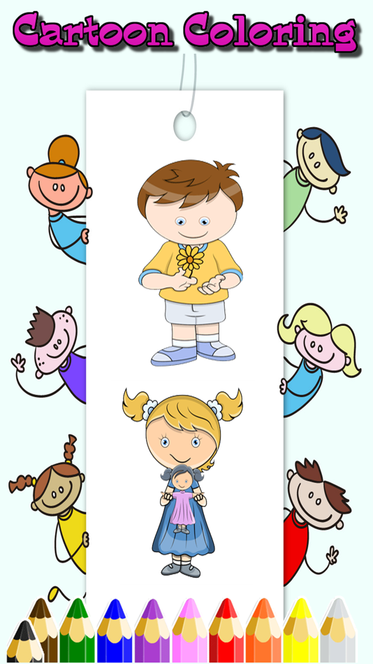 Cartoon Kid color easy kid games 4 yr old girls - 1.2 - (iOS)