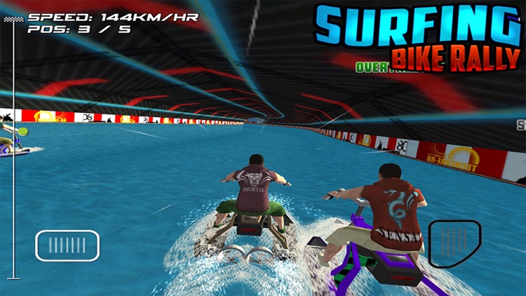 Surfing Bike Rally - 3D Jet Ski Stunt Racing Game screenshot-3