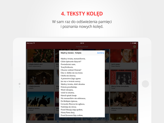 Screenshot #6 pour Życzenia i kolędy karaoke iSing - Święta 2016