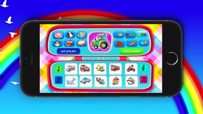 Screenshot #1 pour Toddler Toy Phone Learning - Preschool Activities
