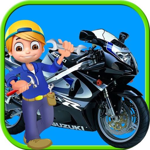 Sports Bike Mechanic & Repair Shop - Kids Games icon