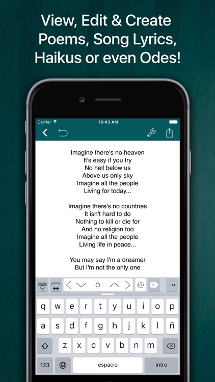 Verse - Write Poems, Song Lyrics and Compositions