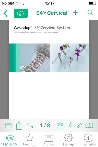 AESCULAP Spine Cervical screenshot 3