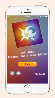 charater quiz for pokemon sun & moon edittion iphone screenshot 1