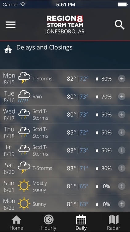 KAIT Region 8 Weather screenshot-3