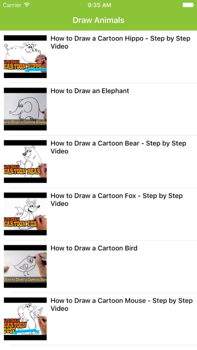 Screenshot #1 pour How to Draw Animals & Creatures