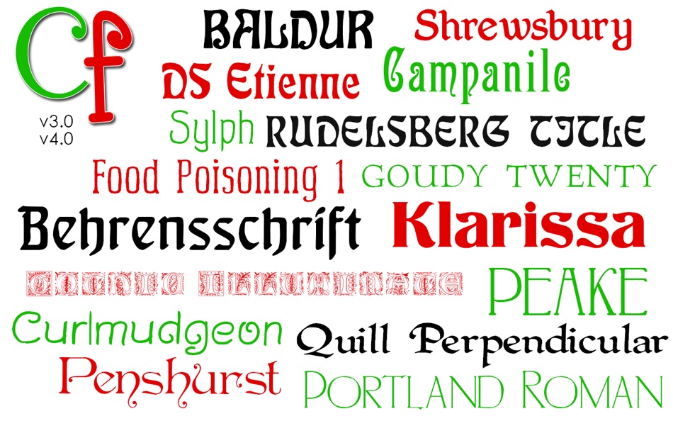 Free Fonts - Christmas Collection for Mac OS X - 4.0 - (macOS)