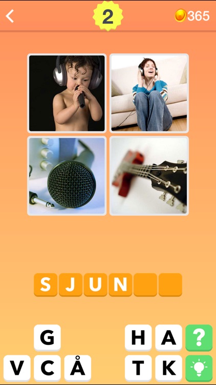 4 Bilder: Vad är ordet?