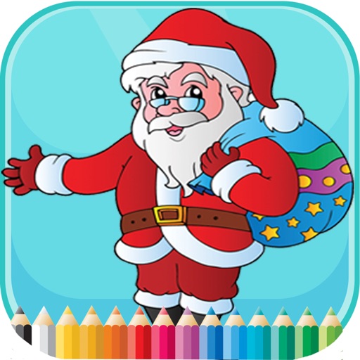 Christmas Coloring Book - for Kids Icon