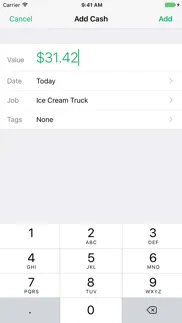 cash – income & tip tracking iphone screenshot 3