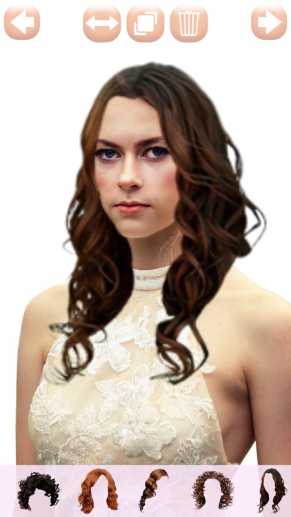 Curly Hair Styles Trendy New Look for Girls Booth screenshot-3