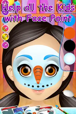 Game screenshot Carnival Face Paint - Kids Salon & Christmas Games apk