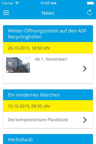 ASF-Abfallmanager screenshot 2