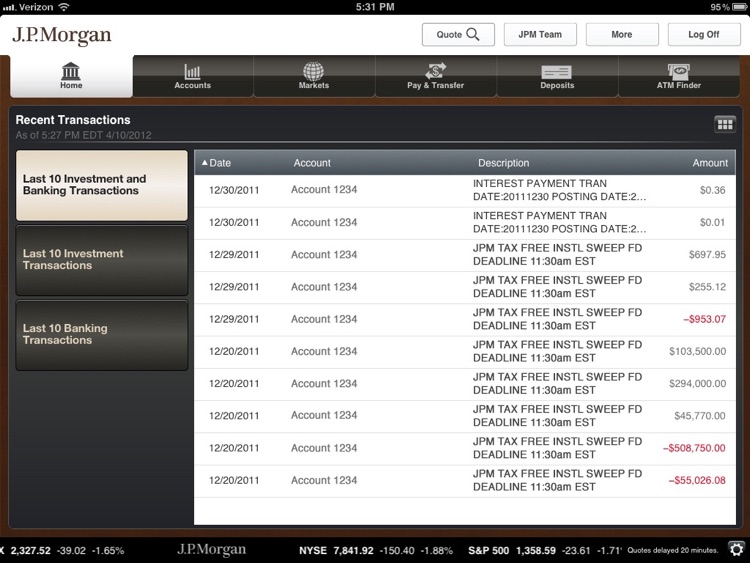 J.P. Morgan Mobile (SM)