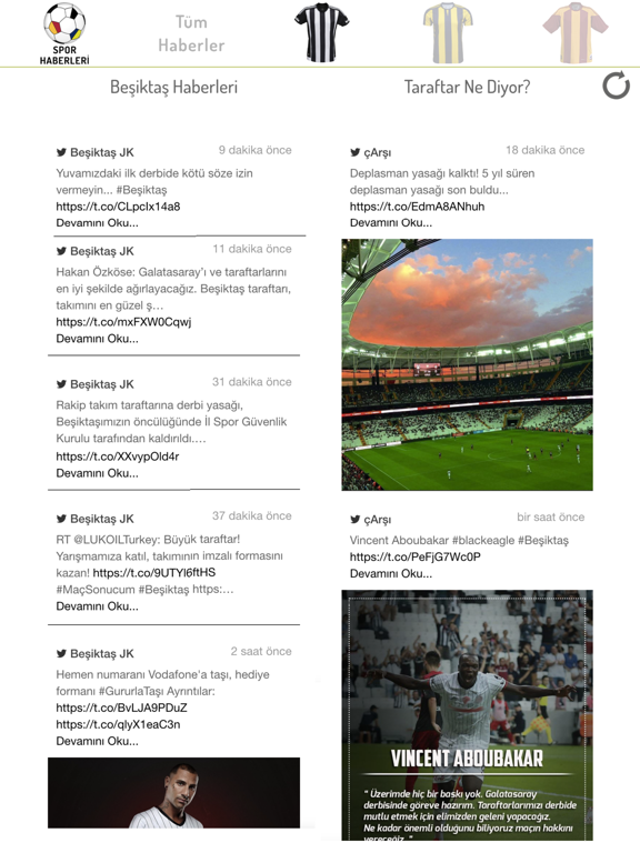 Screenshot #4 pour Spor Haberleri - Üç Büyükler ile ilgili haberler