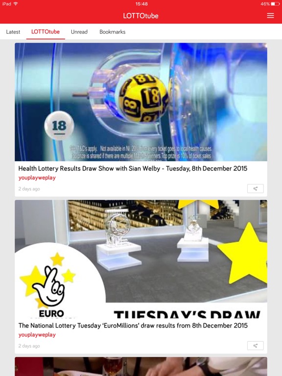 Screenshot #5 pour LOTTOtube