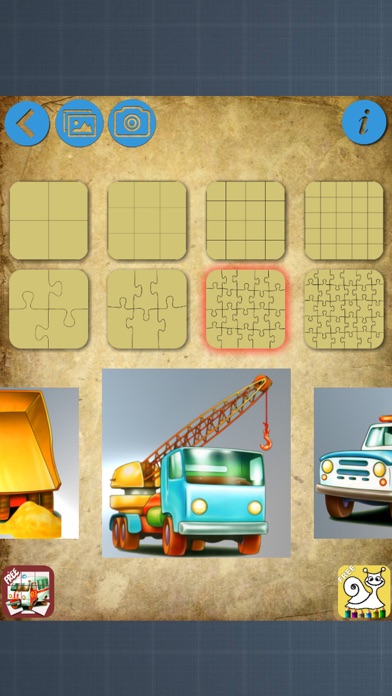 Screenshot #2 pour Jigsaw puzzles for baby. Cars. Lite Free
